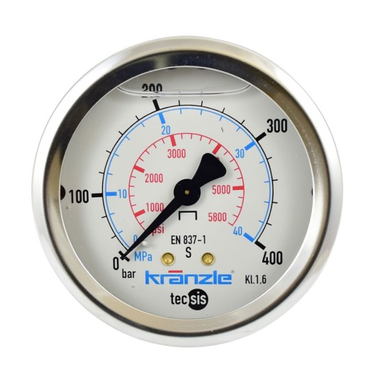 MANOMETR Q63 1/4"TYŁ 400 BAR ORYGINAŁ KR
