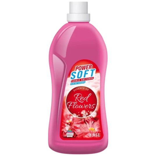 Power Soft Płyn do płukania RED FLOWERS 1.95L.