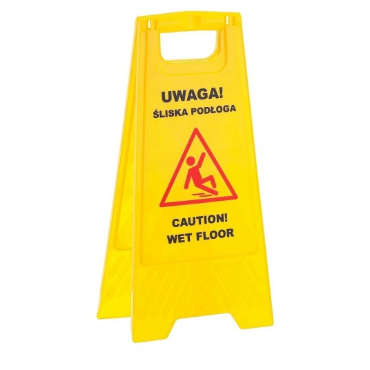 TABLICA ŚLISKA PODŁOGA