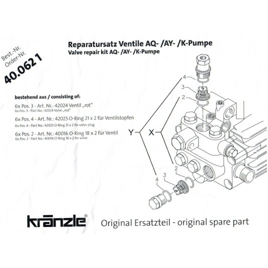 ZESTAW NAPRAWCZY ZAWORÓW DO Q1000 - 1500 THERM 890 - 1165