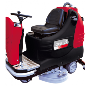 Adiatek Coral 85 BT z napedem na tylne koła czerwono czarna