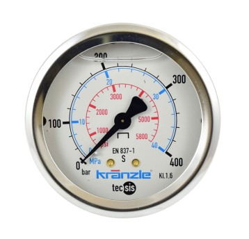 MANOMETR Q63 1/4"TYŁ 400 BAR ORYGINAŁ KR