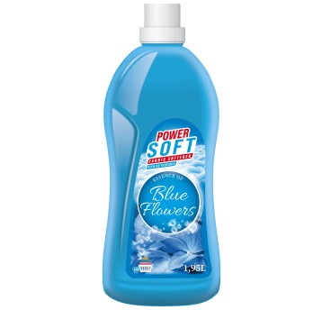 Power Soft Płyn do płukania BLUE FLOWERS 1.95L.